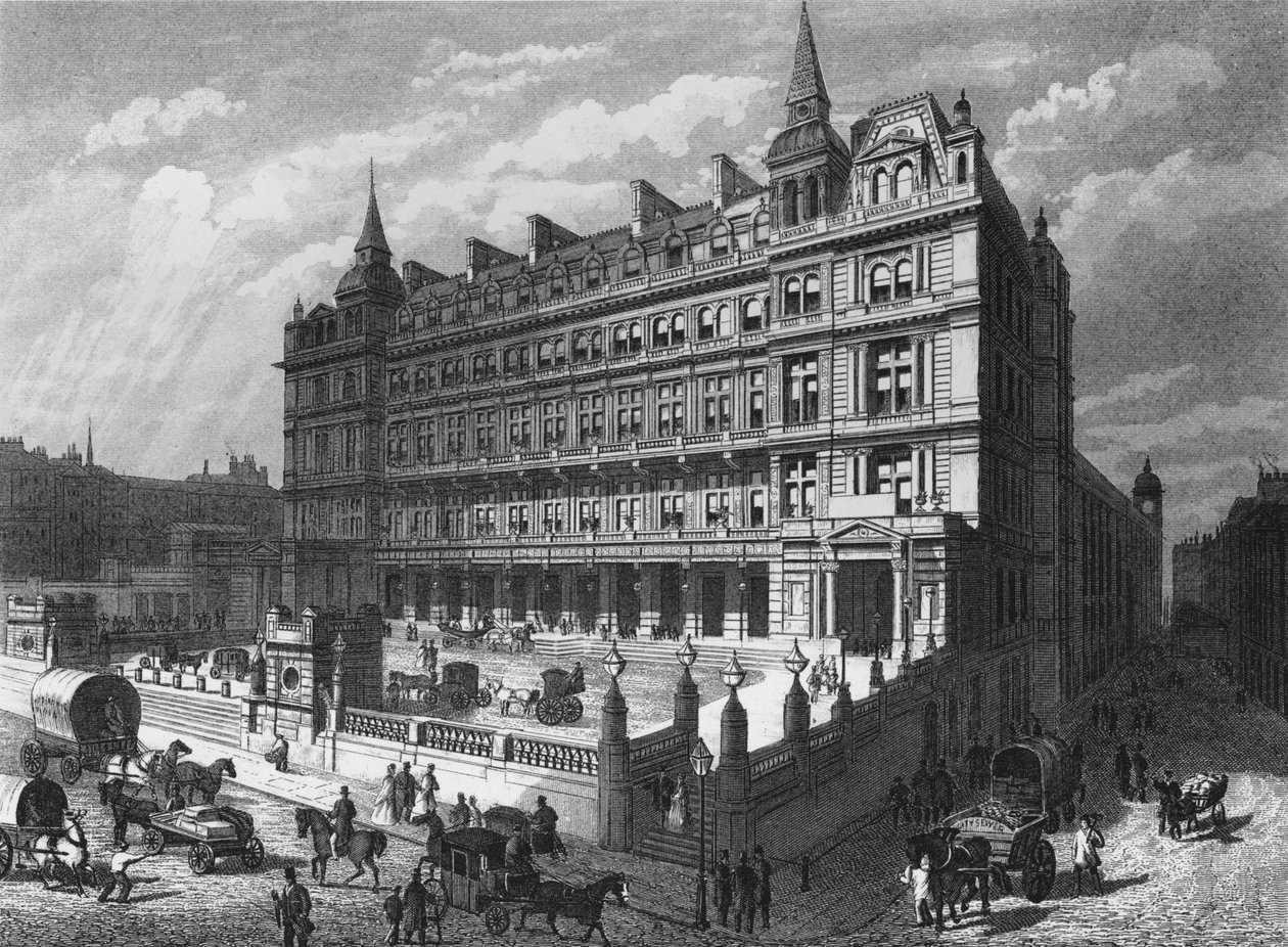 Cannon Street Railway Station, City of London, c1870 1878 av Unbekannt