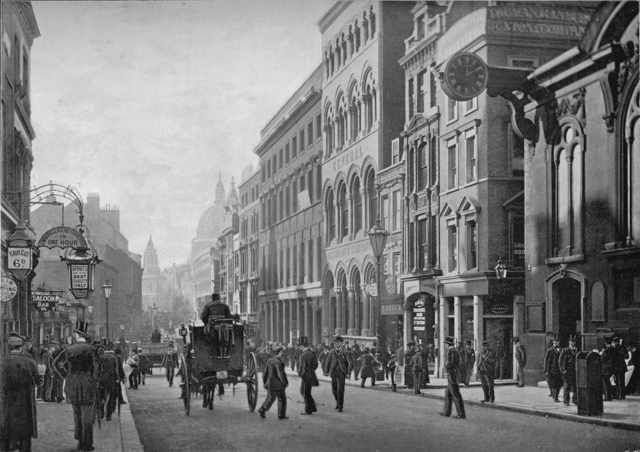 Cannon Street, vestover, City of London, c1910 1911 av Unbekannt
