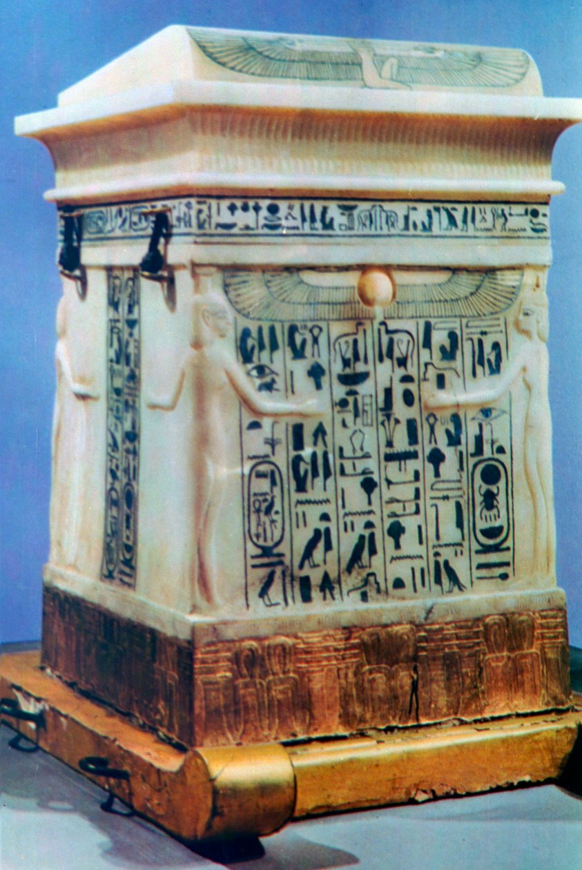 Canopisk kiste fra Tutankhamons grav, 1300-tallet f.Kr av Unbekannt