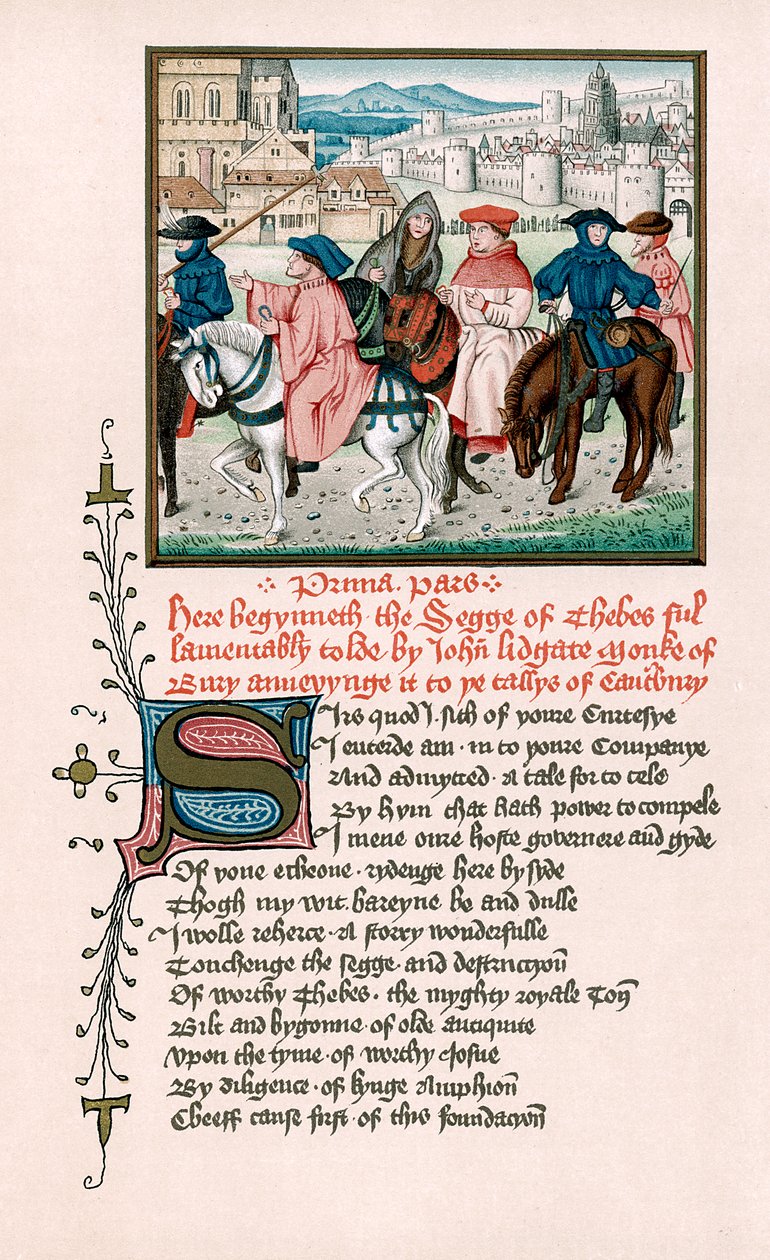 Canterbury-pilegrimer, ca 1420 1800-tallet av Unbekannt