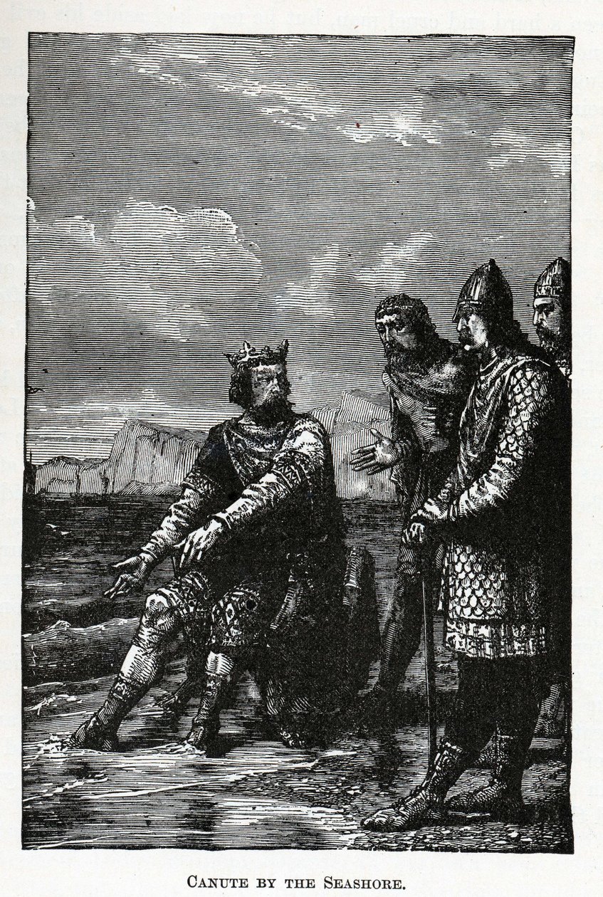 Knud ved kysten, 1882 av Unbekannt