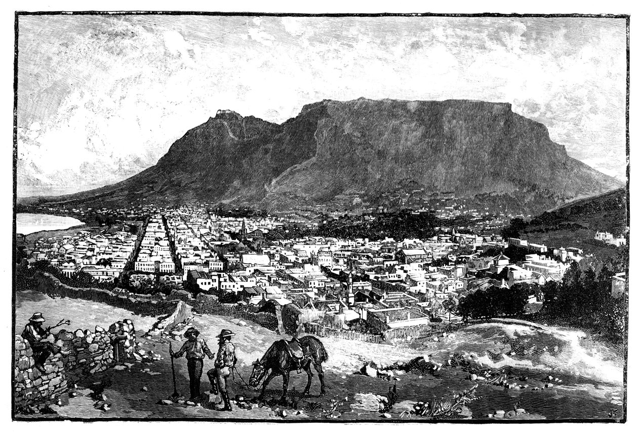 Cape Town, Sør-Afrika, c1888 av Unbekannt