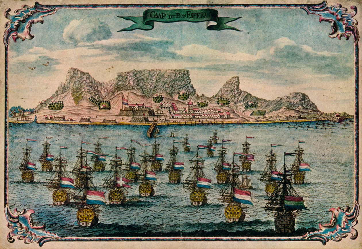 Cape Town, c1680 av Unbekannt