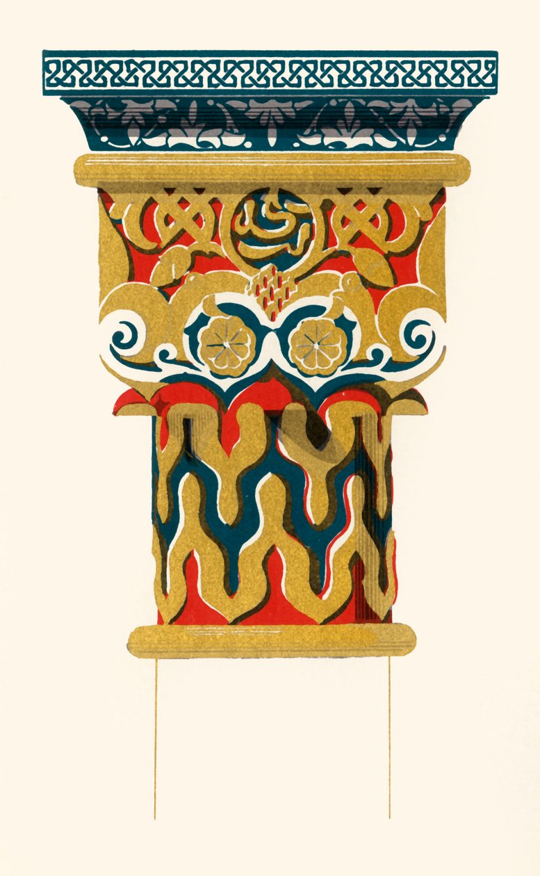 Hovedstaden for kolonner, Lions Court, 1907. av Unbekannt