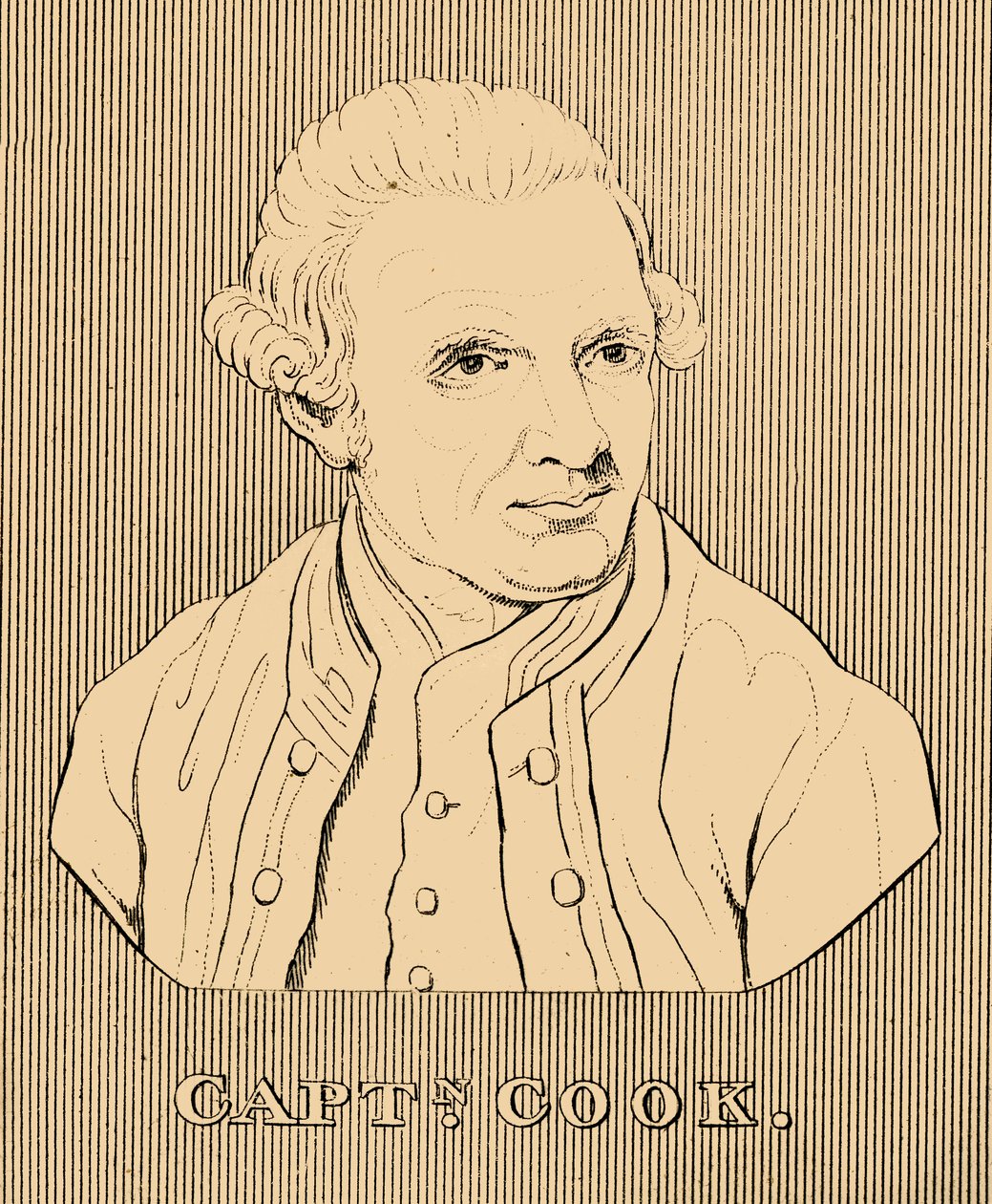 Kaptein Cook, 1728-1779, 1830. av Unbekannt