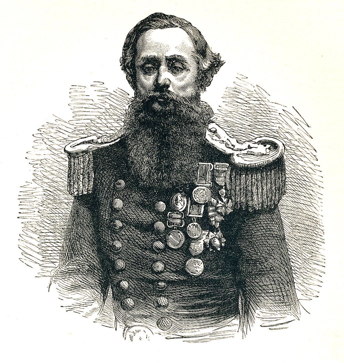 Kaptein Cowper Phipps Coles, 1819-1870, engelsk marinekaptein og oppfinner, 1893 av Unbekannt