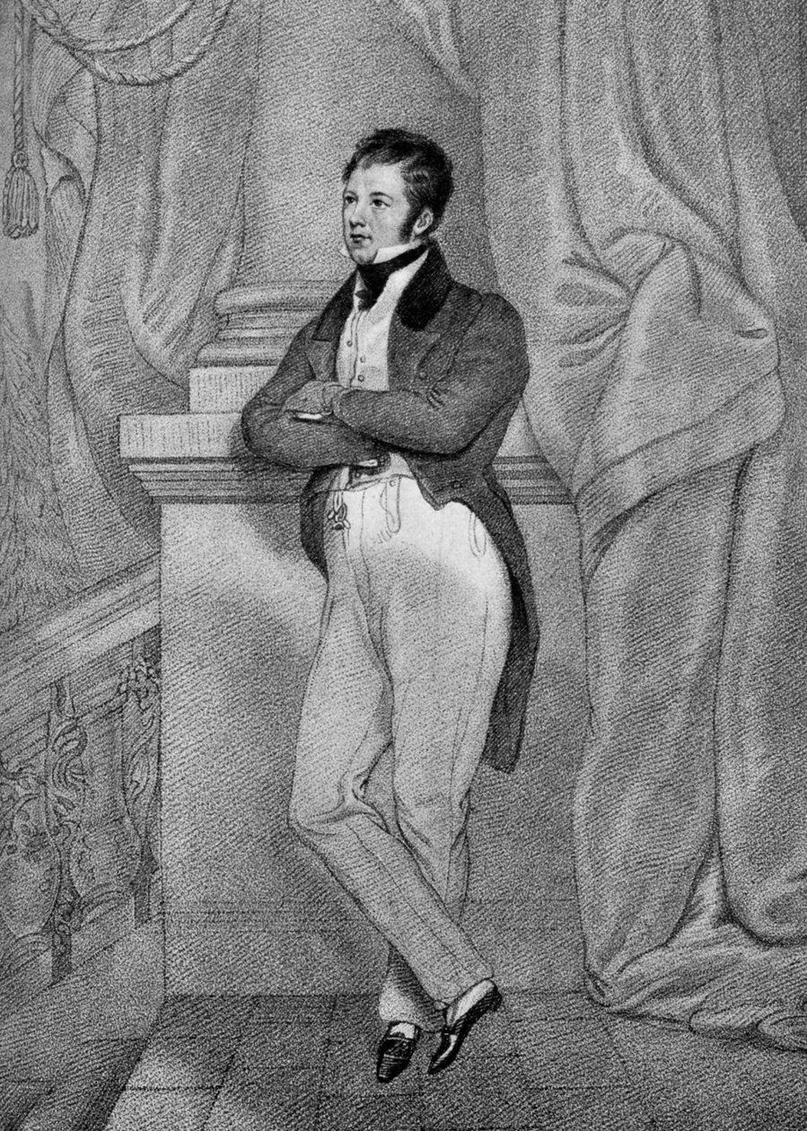 Kaptein Frederick Marryat 1792-1848, engelsk forfatter, 1800-tallet 1908 av Unbekannt