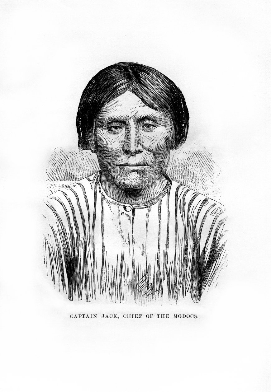 Kaptein Jack, sjef for den indianerske Modoc-stammen, 1872 av Unbekannt