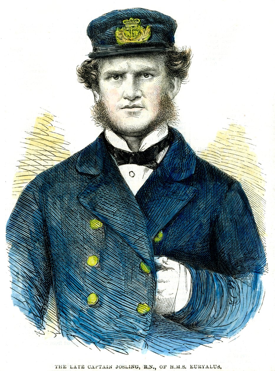Kaptein Josling, fra HMS Euryalus, 1863 av Unbekannt
