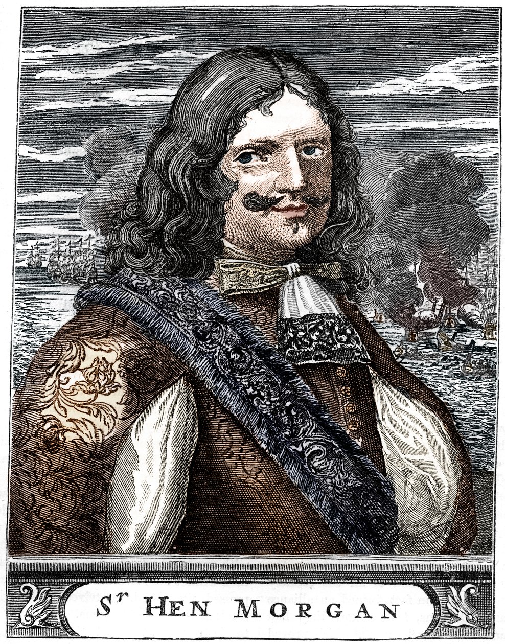 Kaptein Morgan, 1600-talls sjørøver, c1880. av Unbekannt