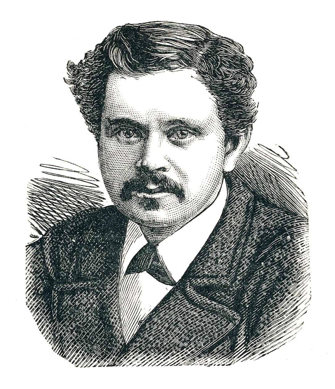 Kaptein Paul Boyton, 1848-1924, oppfinner av fordypningsdrakten, 1893 av Unbekannt