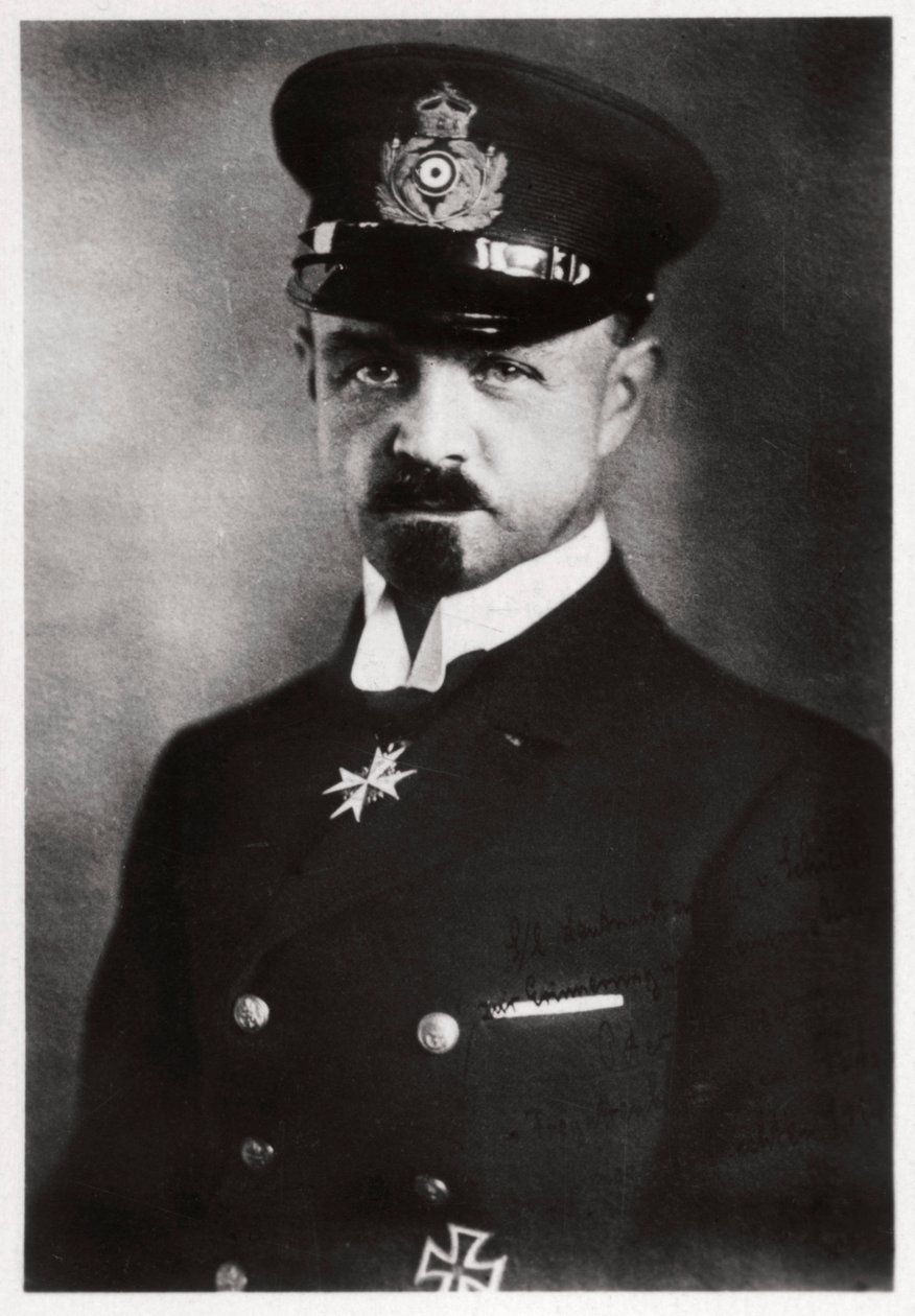 Kaptein Peter Strasser, tysk luftskipsflåtesjef, første verdenskrig, 1916-1918 1933 av Unbekannt