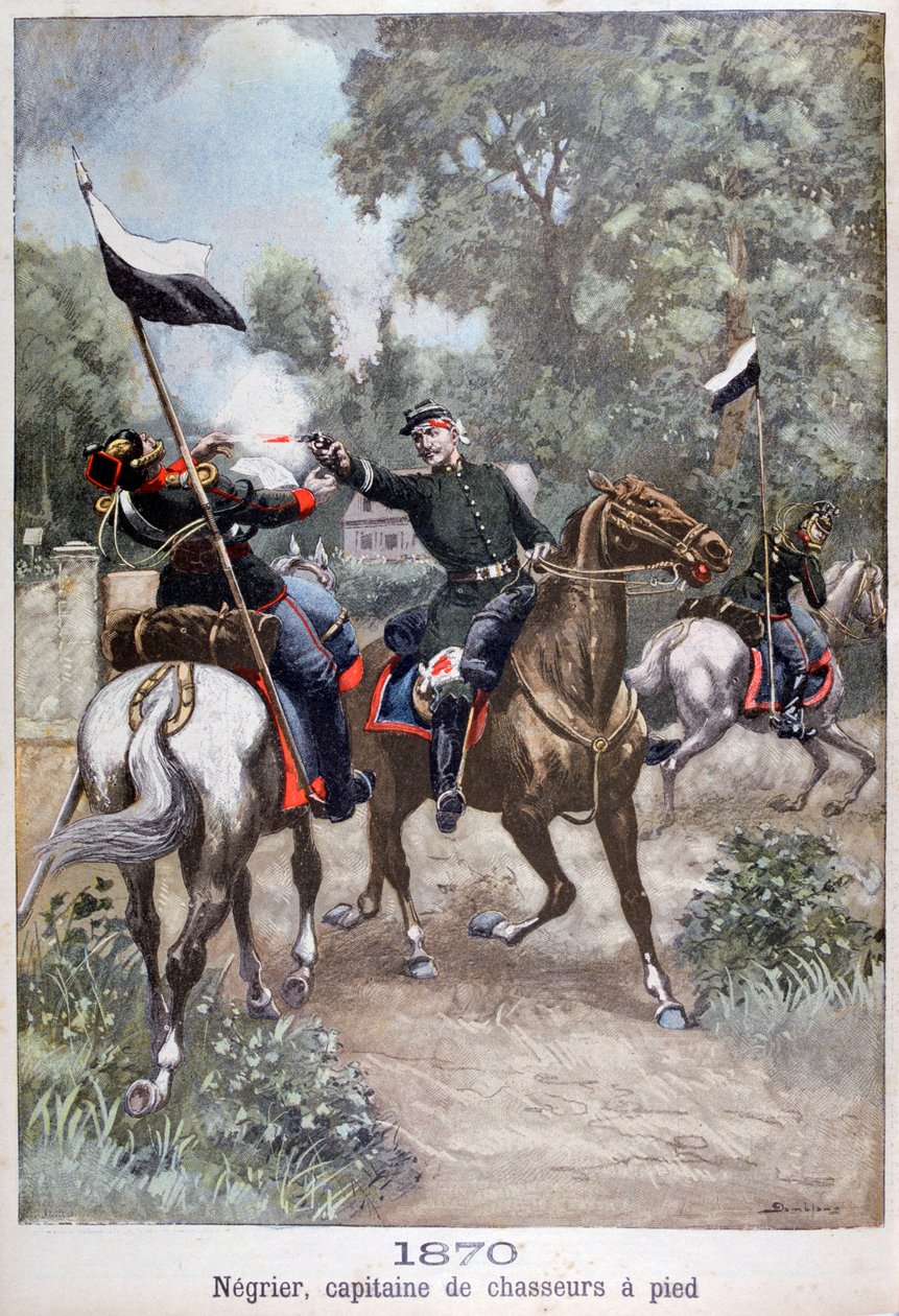 Kaptein for chasseurs, Den fransk-tyske krigen, 1870, 1899 av Unbekannt
