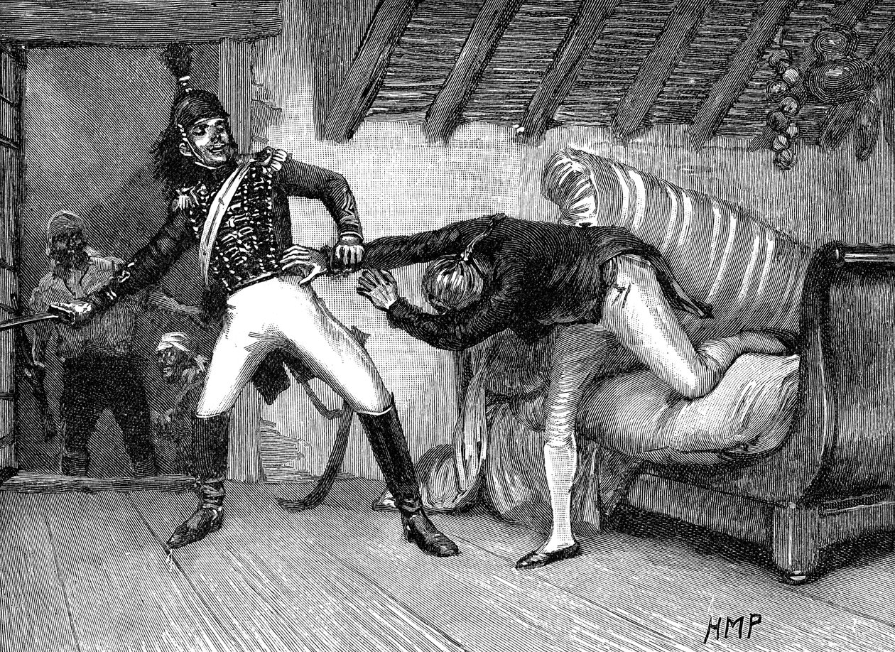 Fangst av Manuel de Godoy, hertug av Alcudia, spansk statsmann, 1808 av Unbekannt