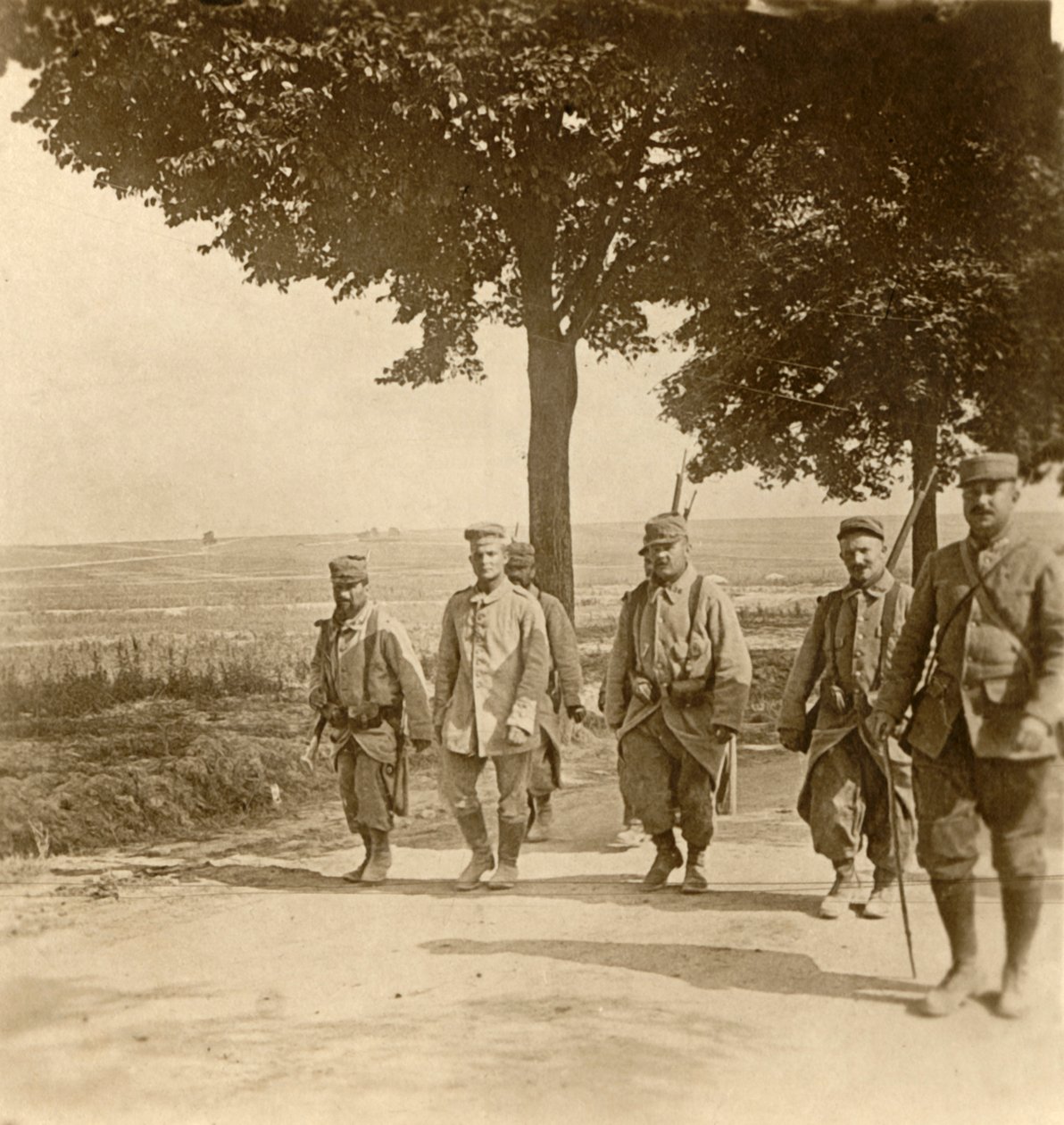 Fanget tysk skarpretter, Champagne, Nord-Frankrike, c1914-c1918 av Unbekannt