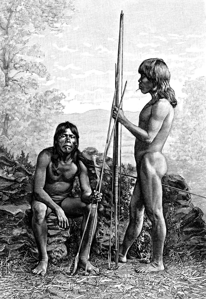 Caraya-indianere, Sør-Amerika, 1895 av Unbekannt