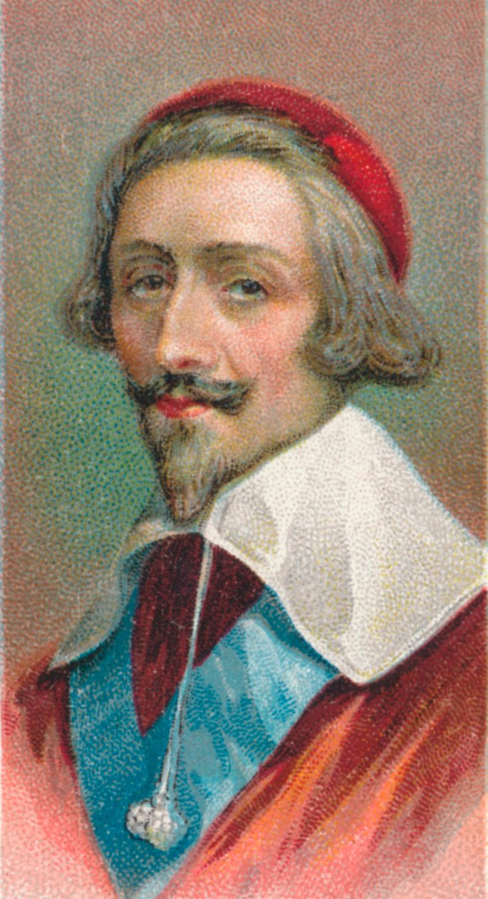 Kardinal Richelieu 1585-1642, fransk prelat og statsmann, 1924 av Unbekannt