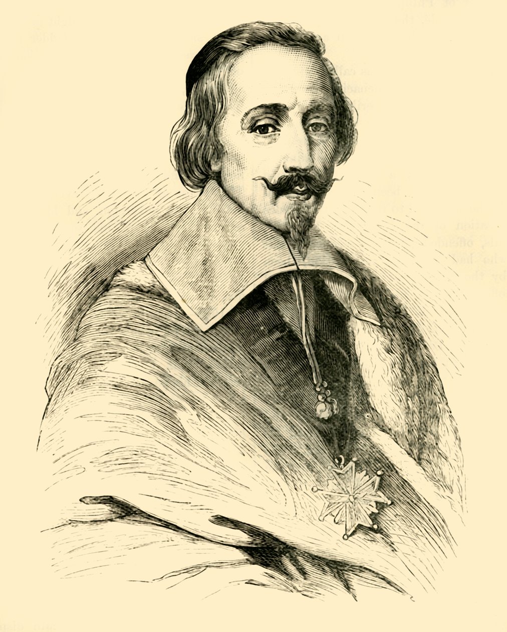 Kardinal Richelieu, c1620-1630, 1890. av Unbekannt