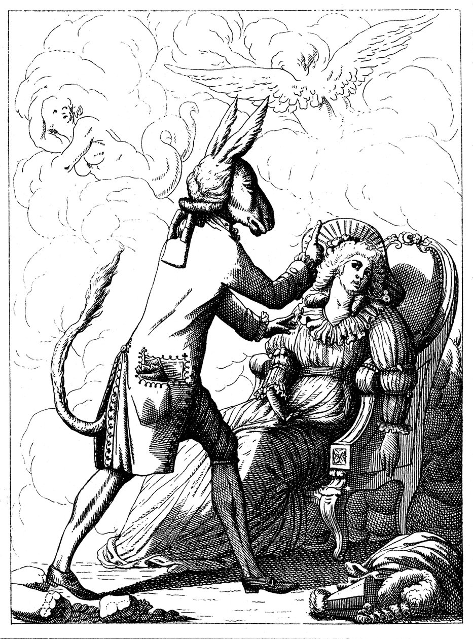 Karikatur av Franz Anton Mesmer, c1785 av Unbekannt