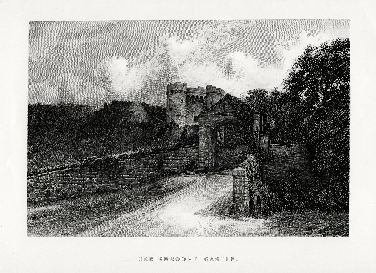 Carisbrooke Castle, Newport, Isle of Wight, 1896 av Unbekannt