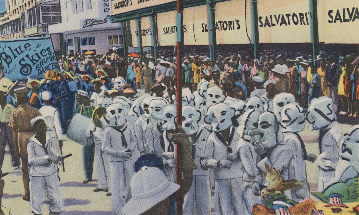 Carnival, Trinidad, B.W.I., ca 1940-tallet. av Unbekannt