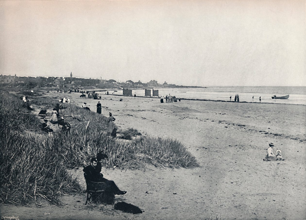 Carnousetie - The Town and the Beach, 1895 av Unbekannt
