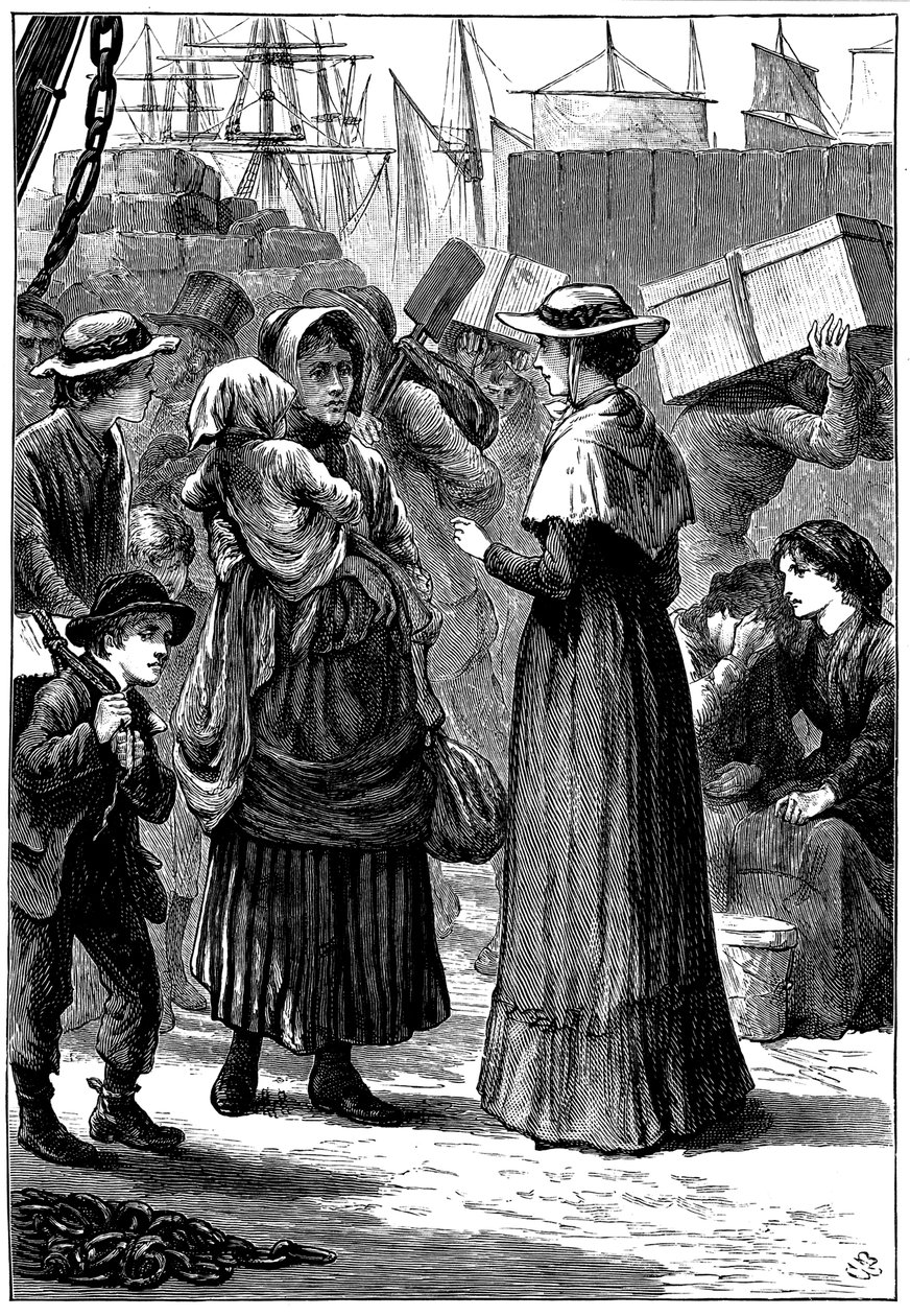 Caroline Chisholm, The Emigrants Friend, Sydney, Australia, c1845 av Unbekannt