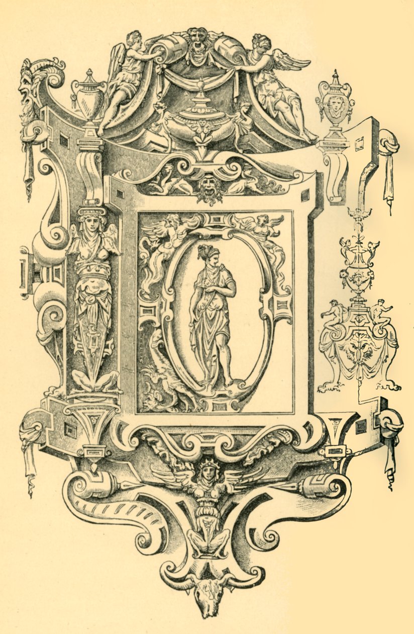 Cartouche, midten av 1500-tallet, 1881. av Unbekannt