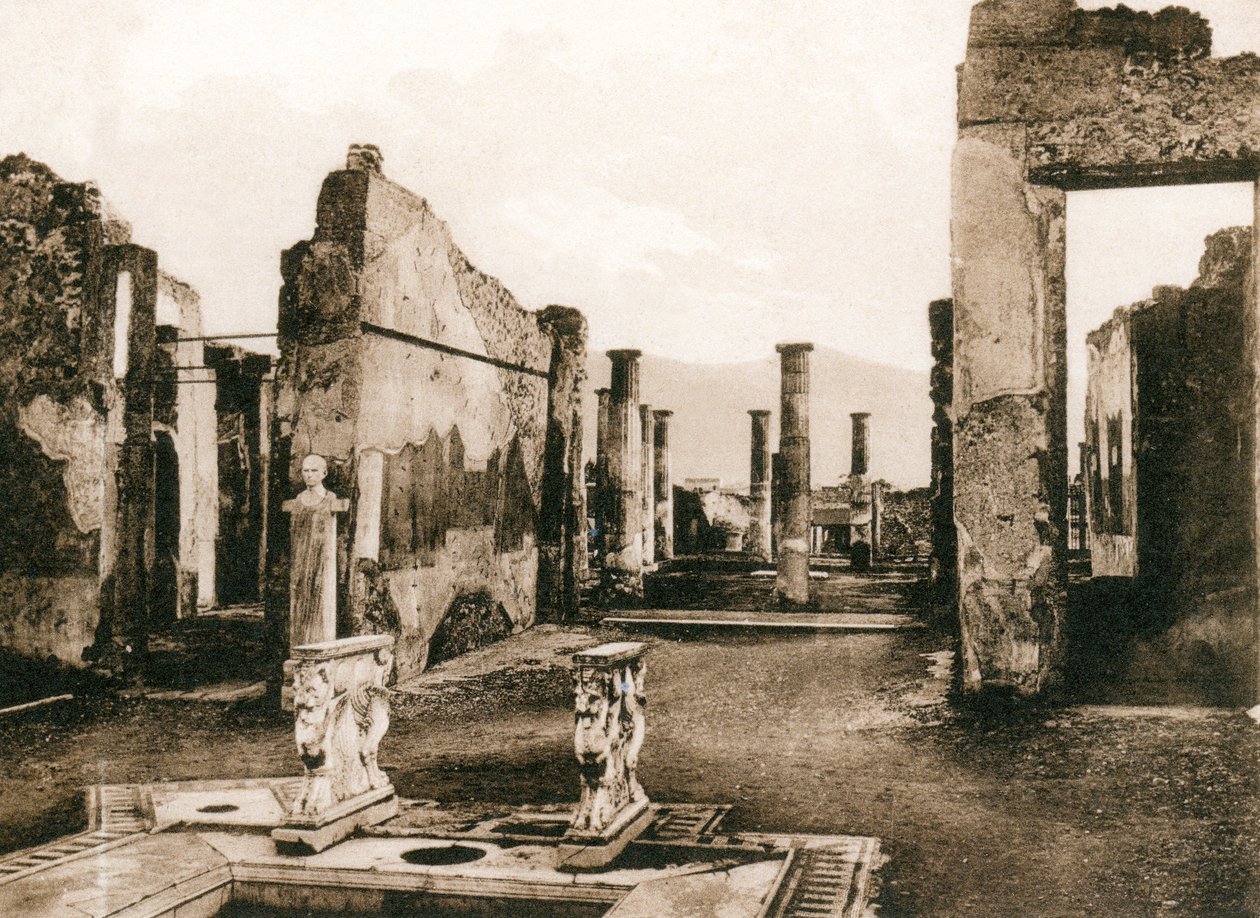 Cornelio Rufos hus, Pompeii, Italia, ca 1900-tallet av Unbekannt
