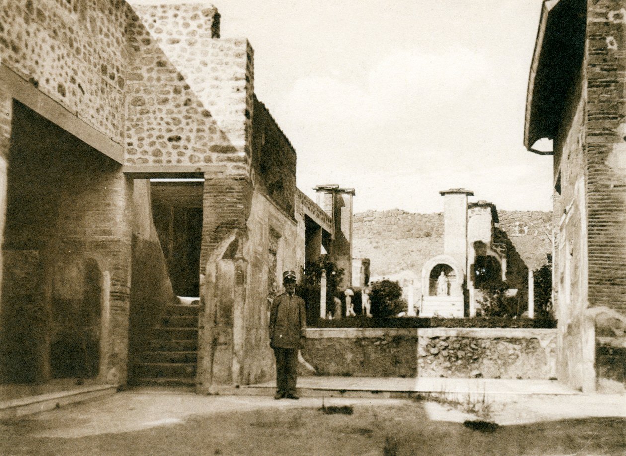 Huset til Marco Lucretius Fronto, Pompeii, Italia, ca 1900-tallet av Unbekannt