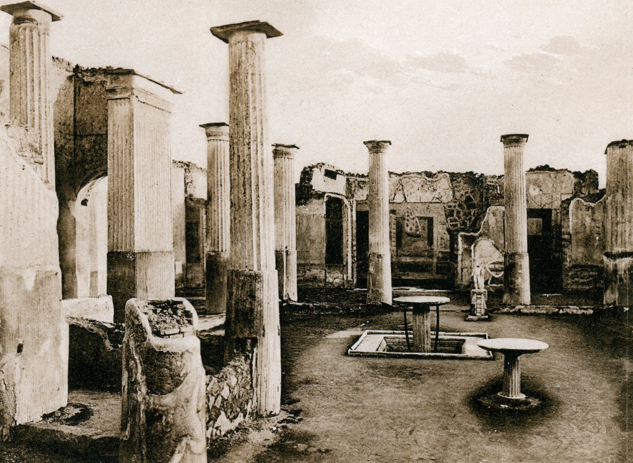 House of Marco Olconio, Pompeii, Italia, ca 1900-tallet av Unbekannt
