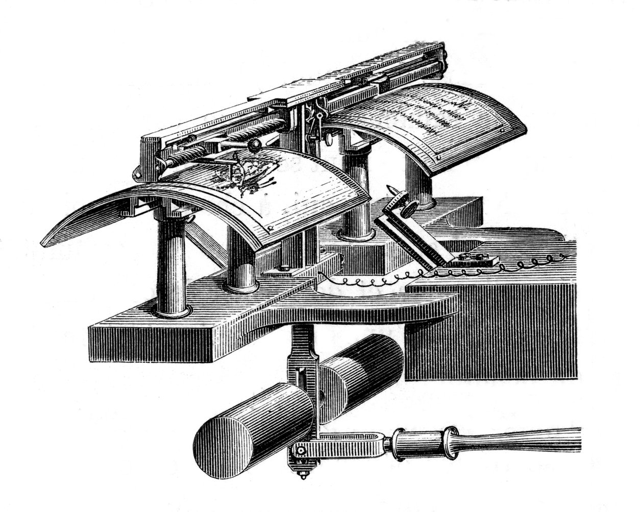 Casellis pantelegraf, 1874 av Unbekannt