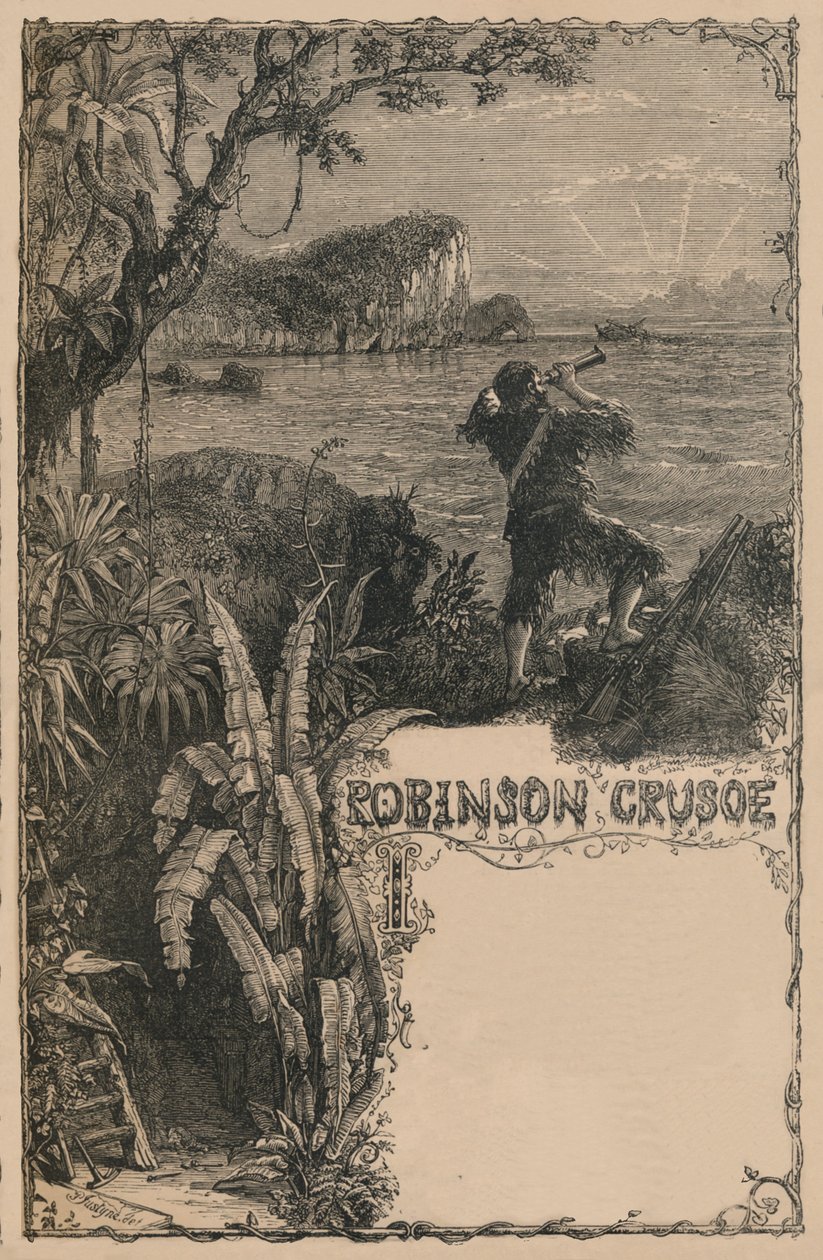 Cassells Robinson Crusoe, c1870 av Unbekannt