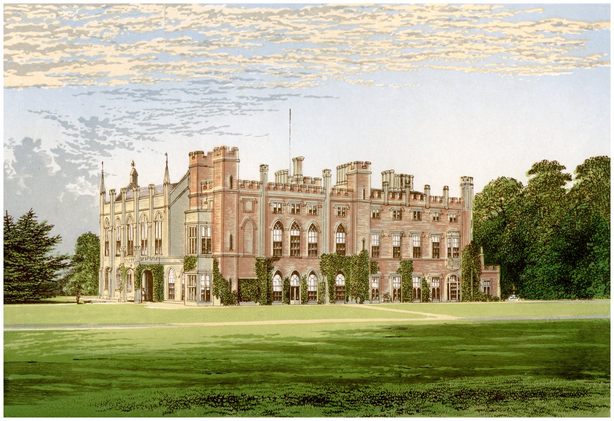Cassiobury Park, Hertfordshire, hjemmet til jarlen av Essex, c1880 av Unbekannt