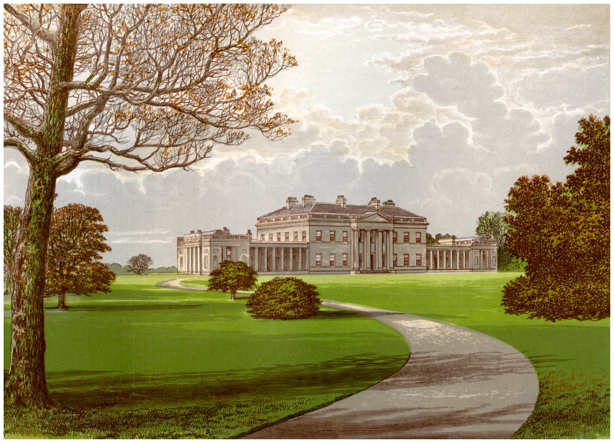 Castle Coole, Enniskillen, County Fermanagh, hjemmet til jarlen av Belmore, c1880 av Unbekannt