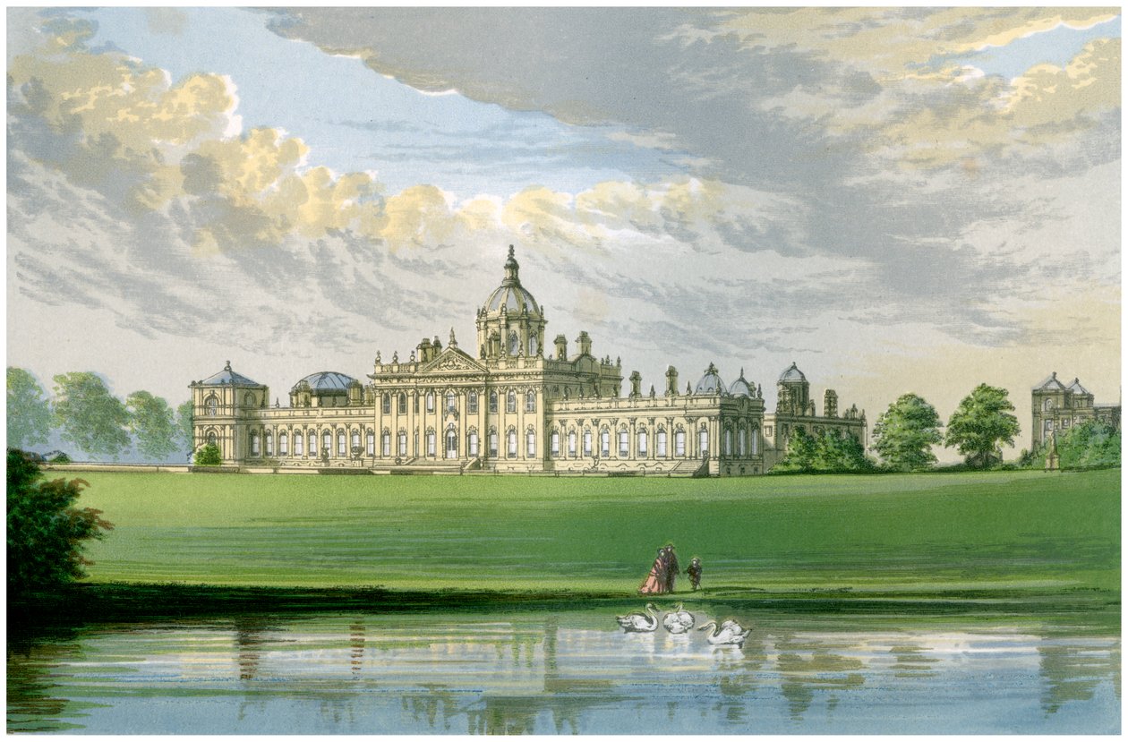 Castle Howard, Yorkshire, hjemmet til jarlen av Carlisle, c1880 av Unbekannt
