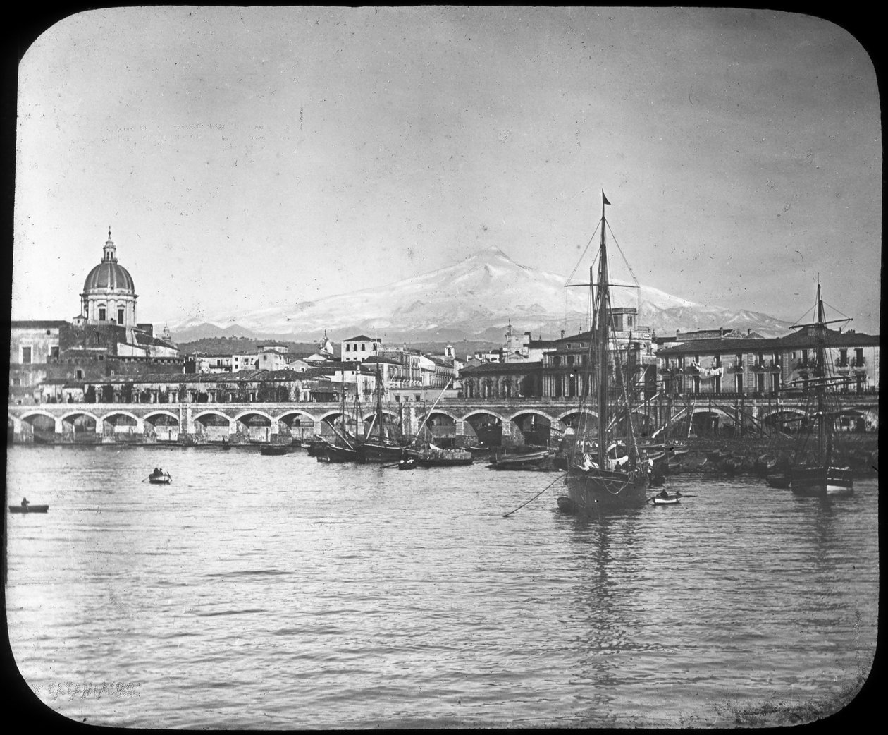 Catania og Etna, Sicilia, Italia, slutten av 1800- eller begynnelsen av 1900-tallet av Unbekannt