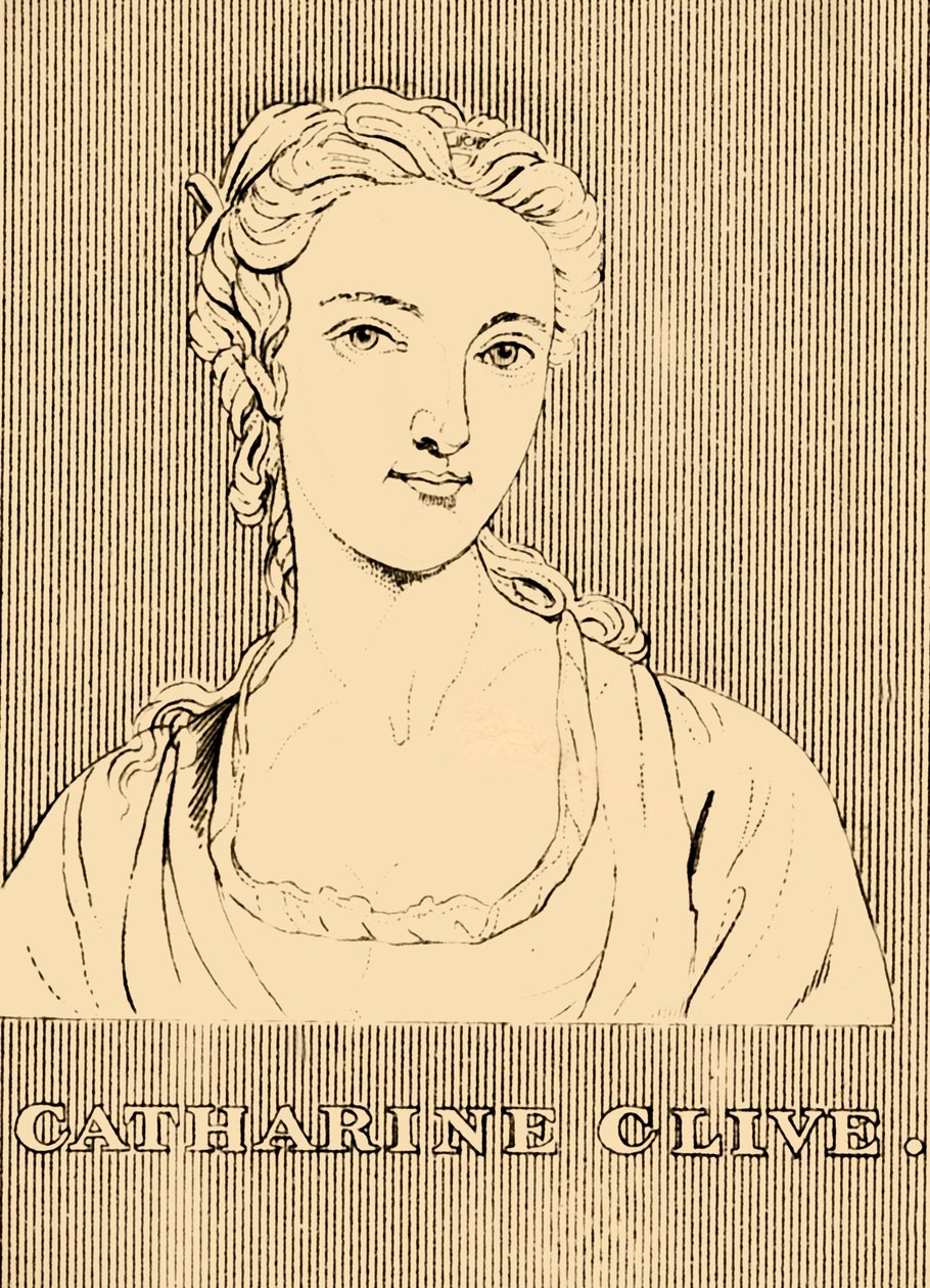 Catharine Clive, 1711-1785, 1830. av Unbekannt