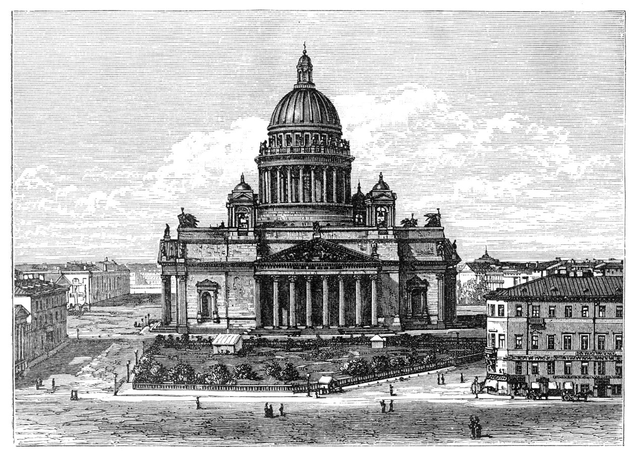 St. Isak-katedralen, St. Petersburg, Russland, 1900 av Unbekannt
