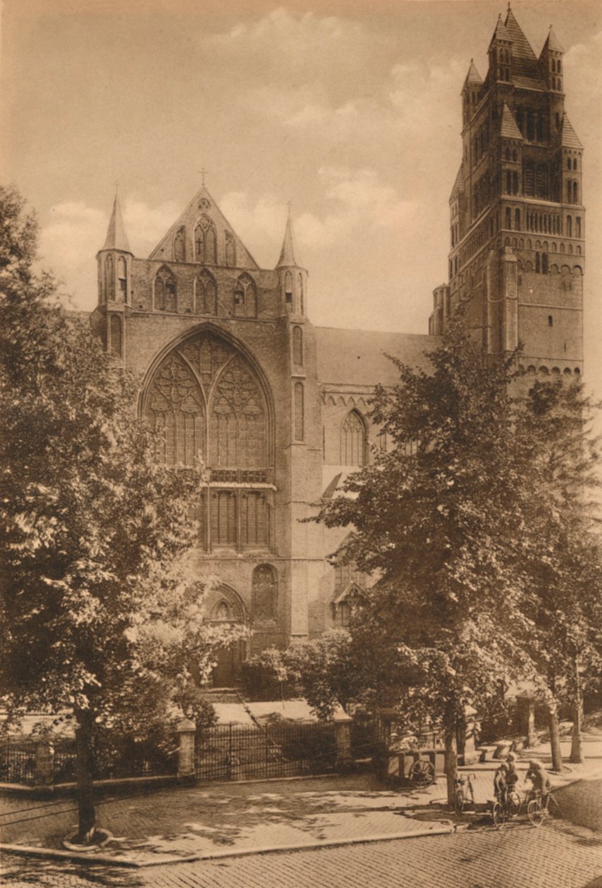 Saint-Sauveur-katedralen, c1928 av Unbekannt
