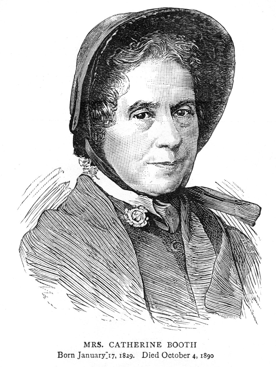 Catherine Booth, kone til William Booth, britisk grunnlegger av Frelsesarmeen, 1890 av Unbekannt