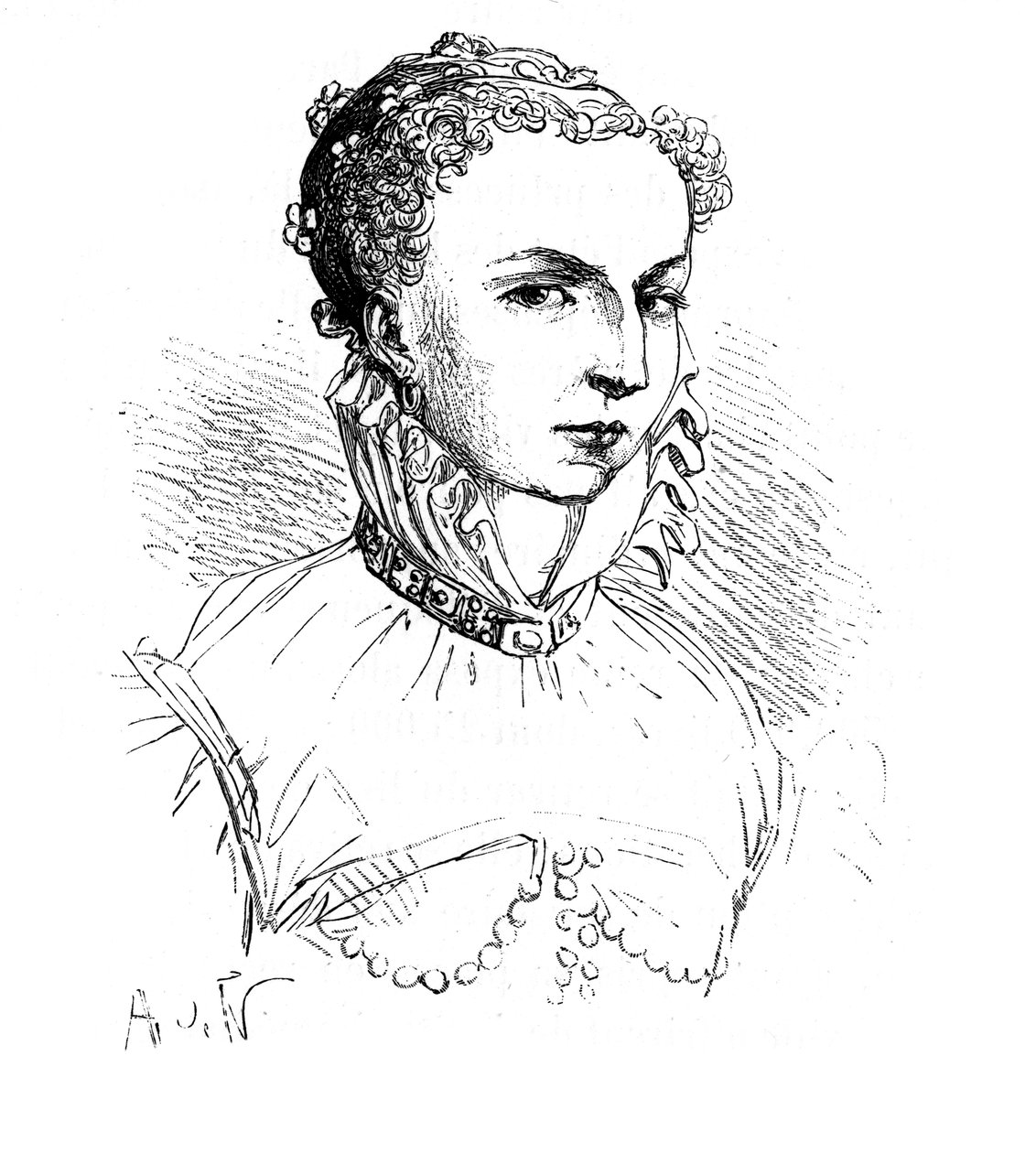 Catherine de Medici, dronning av Frankrike, 1519-1589 av Unbekannt