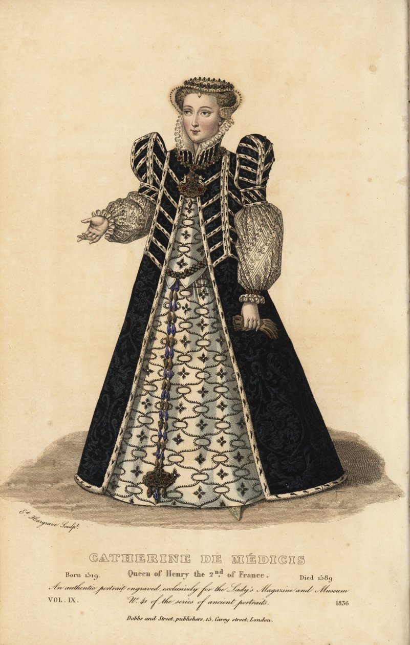 Katarina av Medici, dronning av Henrik II av Frankrike av Unbekannt