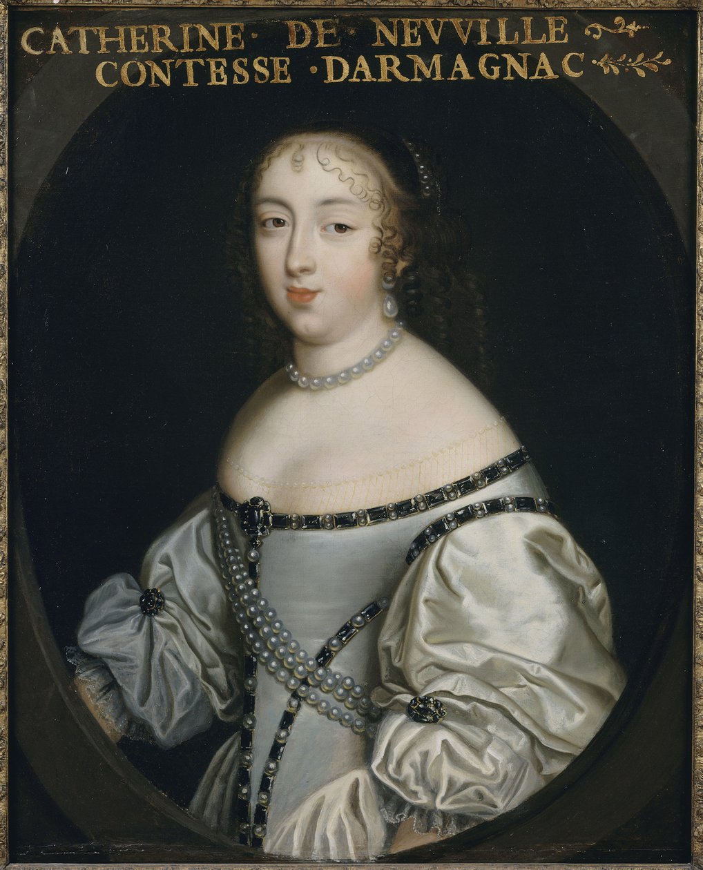 Catherine de Neufville de Villeroy, grevinne av Armagnac 1639-1707, ca 1665. av Unbekannt