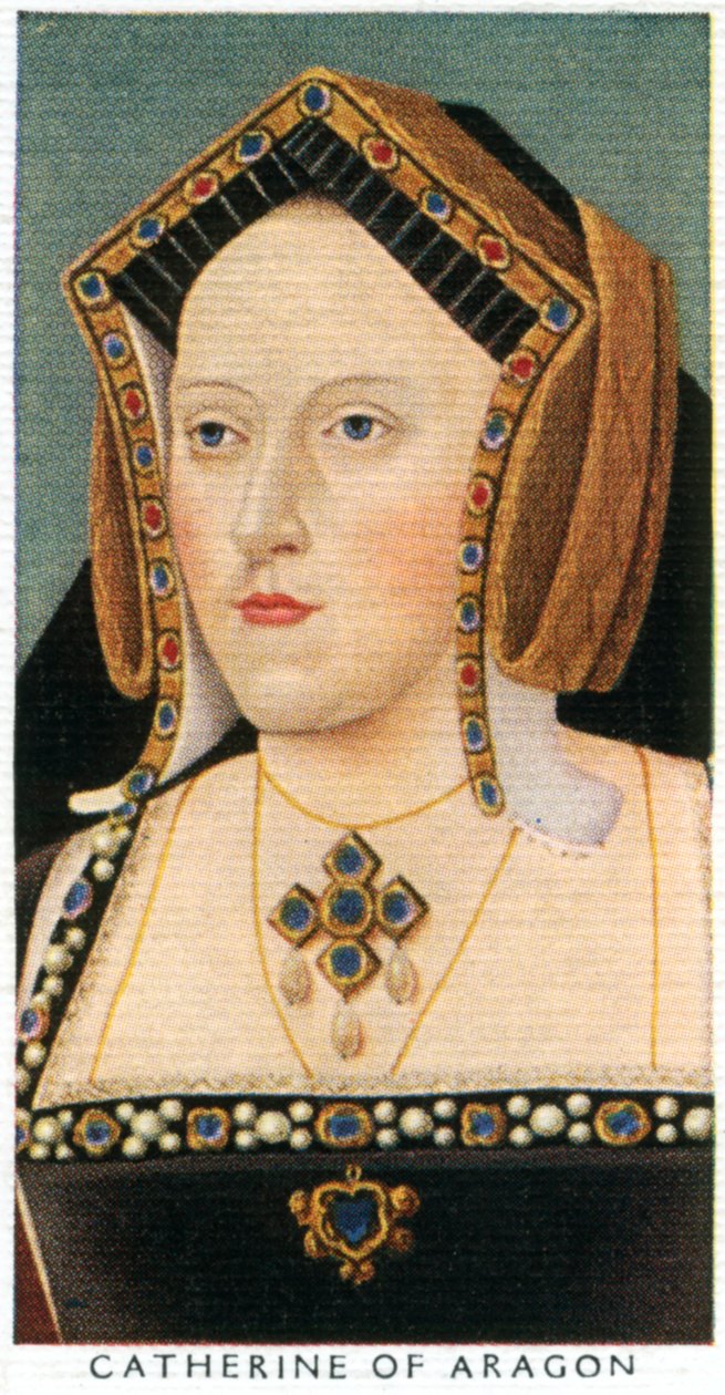 Katarina av Aragon, første kone til Henrik VIII, c1530, tidlig på 1900-tallet av Unbekannt