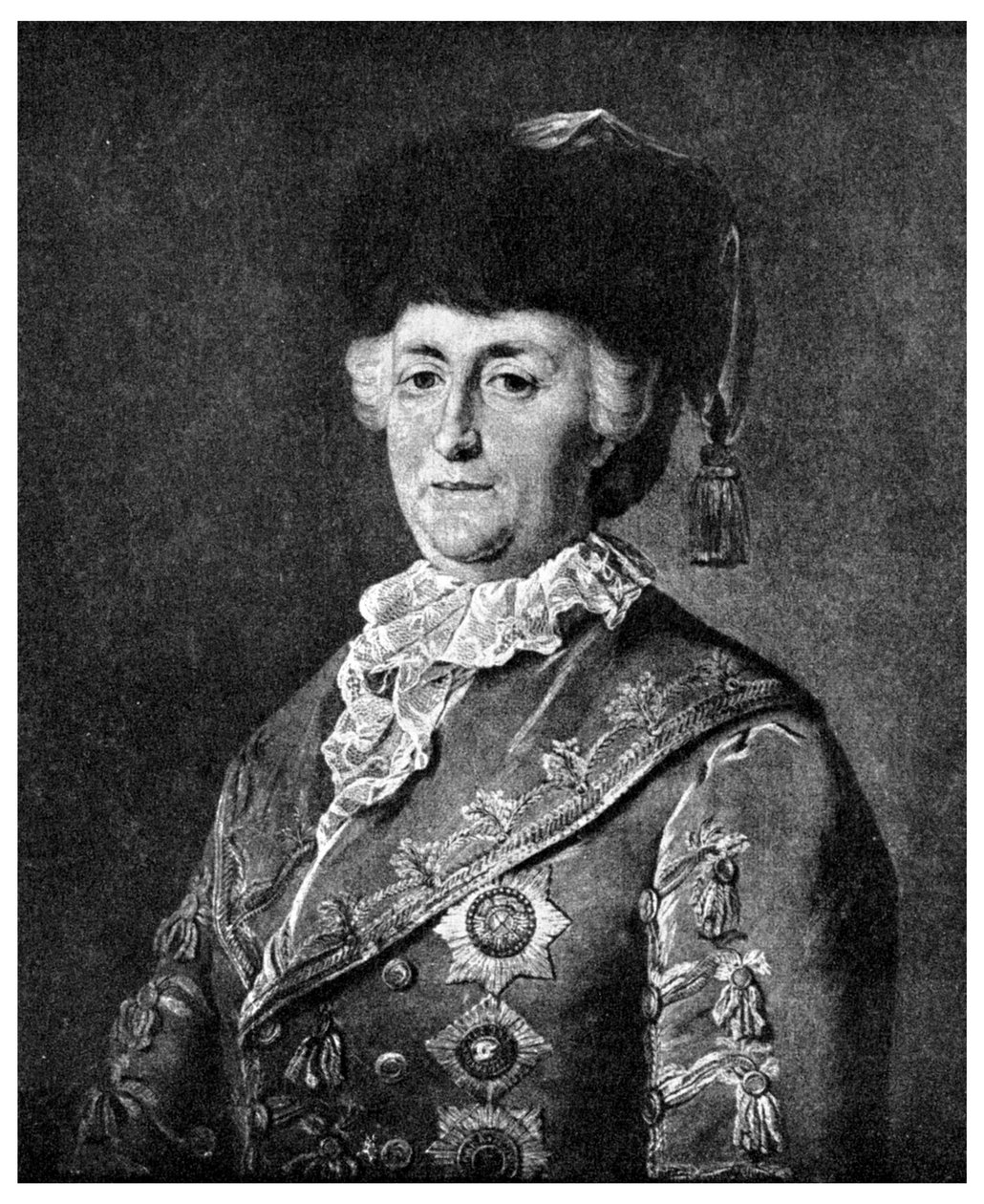 Katarina den store, keiserinne av Russland, 1787 1956 av Unbekannt
