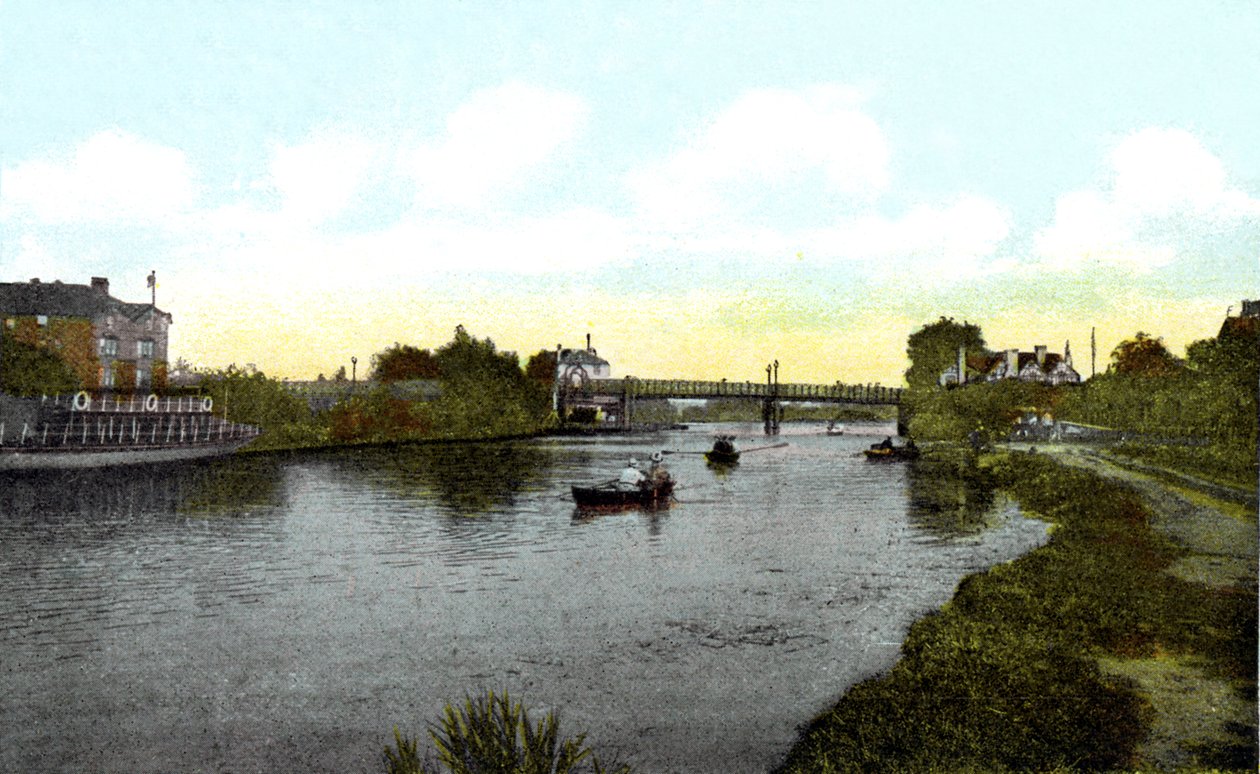 Caversham Bridge, Berkshire, 20. århundre av Unbekannt