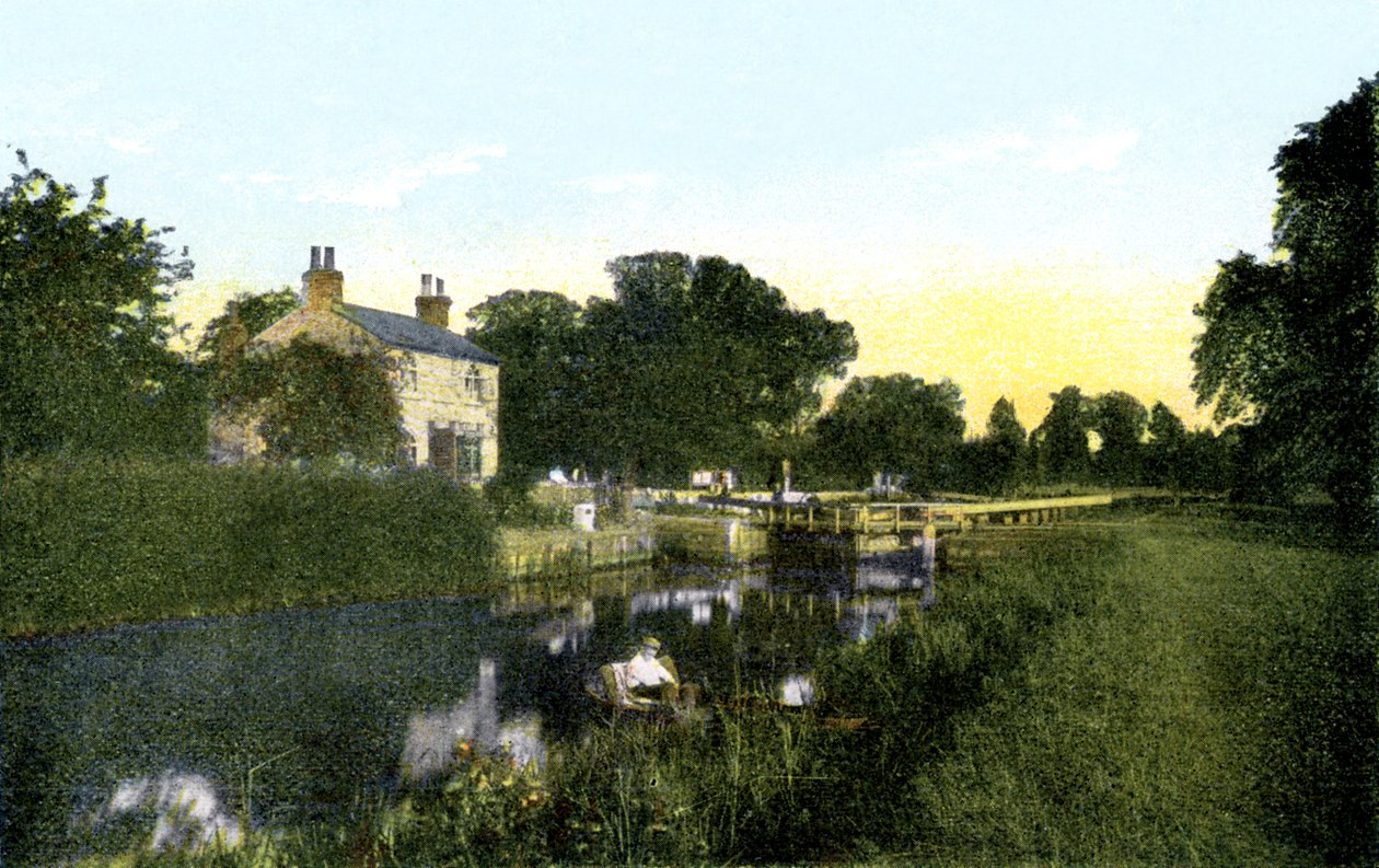 Caversham Lock, Berkshire, 20. århundre av Unbekannt