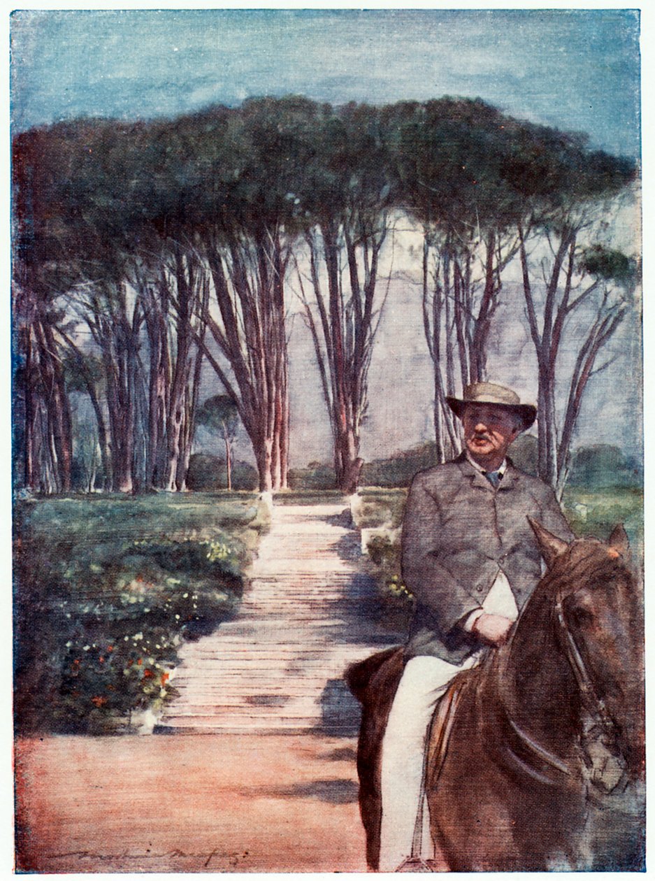 Cecil Rhodes, engelskfødt sørafrikansk gründer og statsmann, ca 1900 av Unbekannt