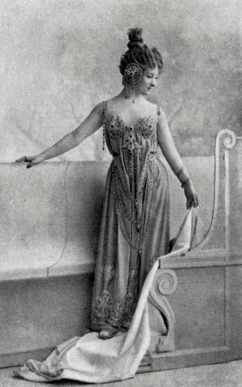 Cecile Sorel , fransk skuespillerinne, 1893 av Unbekannt